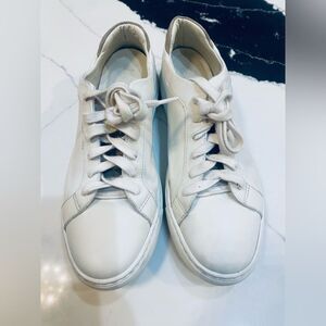 M. Gemi Women's Classic White Sneakers
